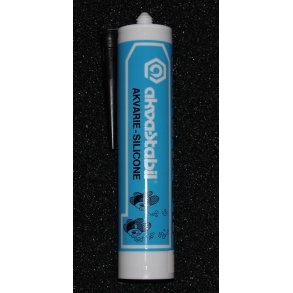 Akvariesilicone, sort