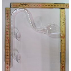 Udstrmmer i glas, trompet, 17 mm