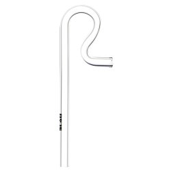 Udstrmmer i glas, jet, 13 mm