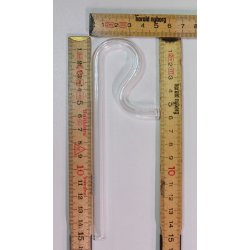 Udstrmmer i glas, jet, 13 mm