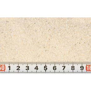Cichlidesand 0,33 mm, hvid, 25 kg