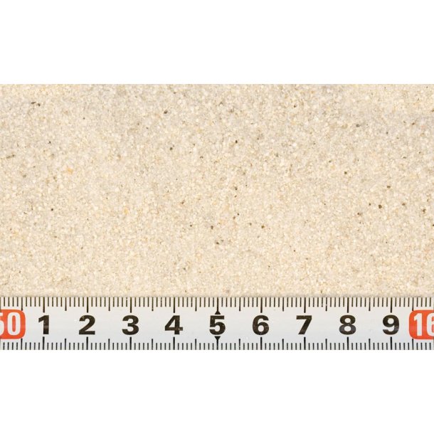 Akvariesand, Cichlidesand 0,33 mm, hvid, 25 kg