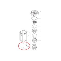 Oase Spare part set rubber feet BioMaster, 4 stk (45170)