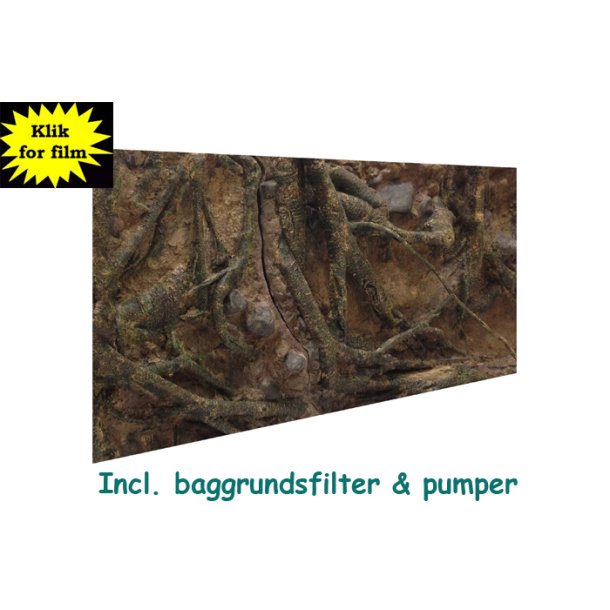 Tropical Forest Tree 158x58 cm (3-delt) incl. filter