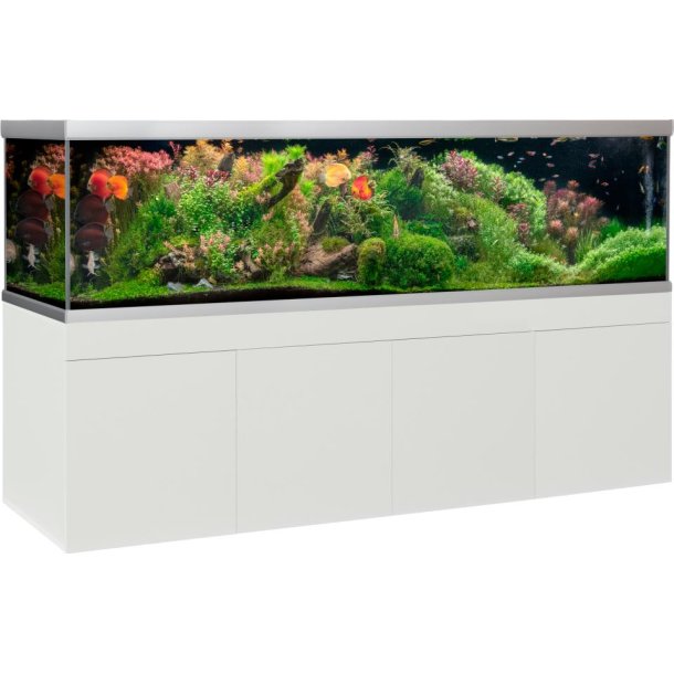 Akvastabil Fusion 1250 L (250x75x70 cm) incl. bord, hvid