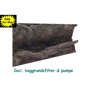 Papua 198x58 cm  incl. baggrundsfilter & pumper