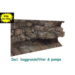 Timor 158x58 cm  incl. baggrundsfilter &amp; pumper