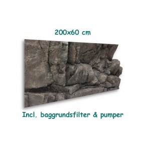 Baggrundsfilter 200x60 cm